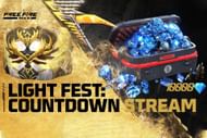 Light Fest Livestream offered redemption codes for free diamonds (Image via Sportskeeda)